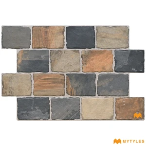 undefined-Imported Gray Elevation Wall Tile Code17112 (442x664mm, Matt)