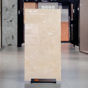 undefined-Vitrified Beige Floor and Wall Tile Code37519 (600x1200mm, Glossy)