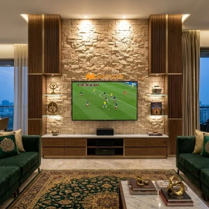 undefined-Natural Mint Sand Stone Wall Cladding Code29646 (300x300mm, Stone)-MYT144
