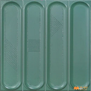 undefined-Ceramic Green Geometric Wall Tile Code37375 (300x300mm, Matt)