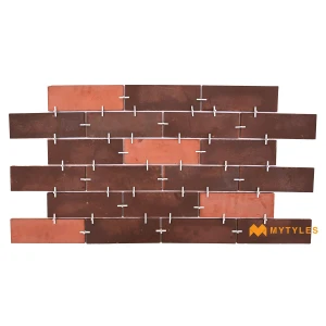 undefined-Brown Natural Brick Wall Cladding Code34261 (225x75x12mm, Concrete,Rustic)