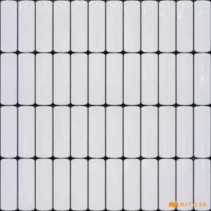 White Geometric Tile Code38238