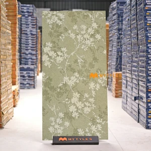undefined-Biophilic Blossom Green Granula Tropical GVT Tile Code38908 600x1200mm 2Pc