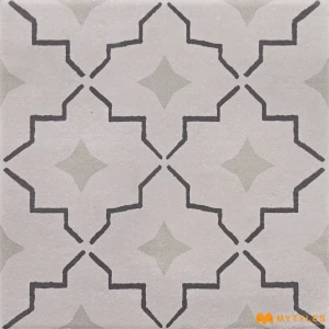 undefined-Vitrified Gray Moroccan Floor and Wall Tile Code38562 (200x200mm, Luster)