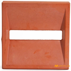 undefined-Atrium Linear Terracotta Concrete Jali Code39988 200x200x60mm 5Pc