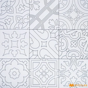 White Moroccan Tile Code28576