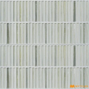 White Variegated Kitkat Ceramic Wall Tile Code40012