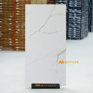 undefined-Onyx White Wave Matte Marble Vitrified Tile Code39033 600x1200mm 2Pc