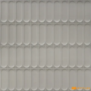 undefined-Gainsboro Grey Capsule Matt Ceramic Wall Tile Code40294 300x600mm 6Pc Pack