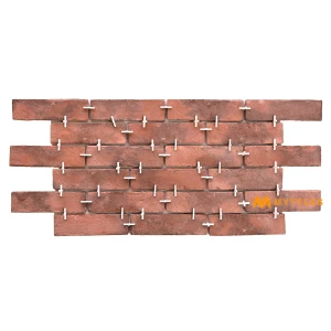 undefined-Natural Brick Cladding Code26283 (60x215mm, Concrete, 50 Pcs)-Terra Black