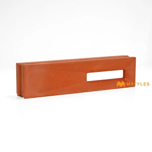 undefined-Crest Screen Terracotta Concrete Jali Code39978 100x400x60mm 4Pc
