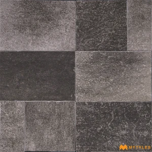 undefined-Volcanic Ash Patchwork Vitrified Parking Tile Code39064 200x200mm 12Pc Pack