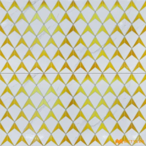 Yellow Geometric Textured Tile Code40197HL