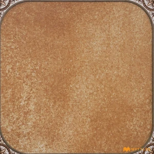 undefined-Vitrified Brown Octagonal Floor and Wall Tile Code38387 (400x400mm, Matt)