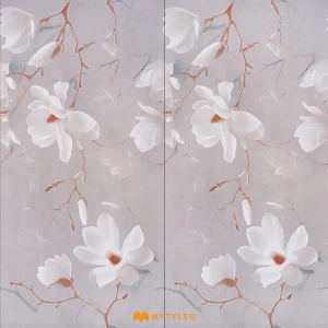 undefined-Vitrified Gray Tropical Floor and Wall Tile Code38317HL (600x1200mm, Gloster)