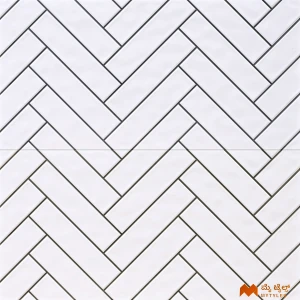 White Geometric Tile Code37319