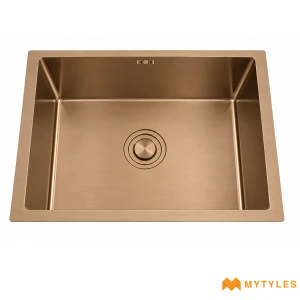undefined-Futura Kitchen Sink -Hand Carved Color Series FS 1816 HM(18x16 Inch)Copper Rose