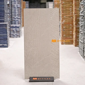 undefined-Vitrified Beige Textured Wall Tile Code36943 (600x1200mm, G H R)