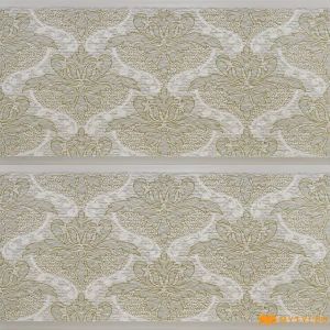 undefined-Beige Floral Textured Ceramic Wall Tile Code40208HL 300x600mm 5Pc Pack