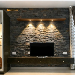 undefined-Natural Stone Wall Cladding Code16461 (150x600mm, Stone) - Rustic Panel