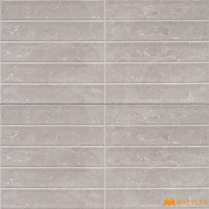 undefined-Striped Silver Grey Glossy Ceramic Wall Tile Code40002HL3 300x600mm 8Pc Pack
